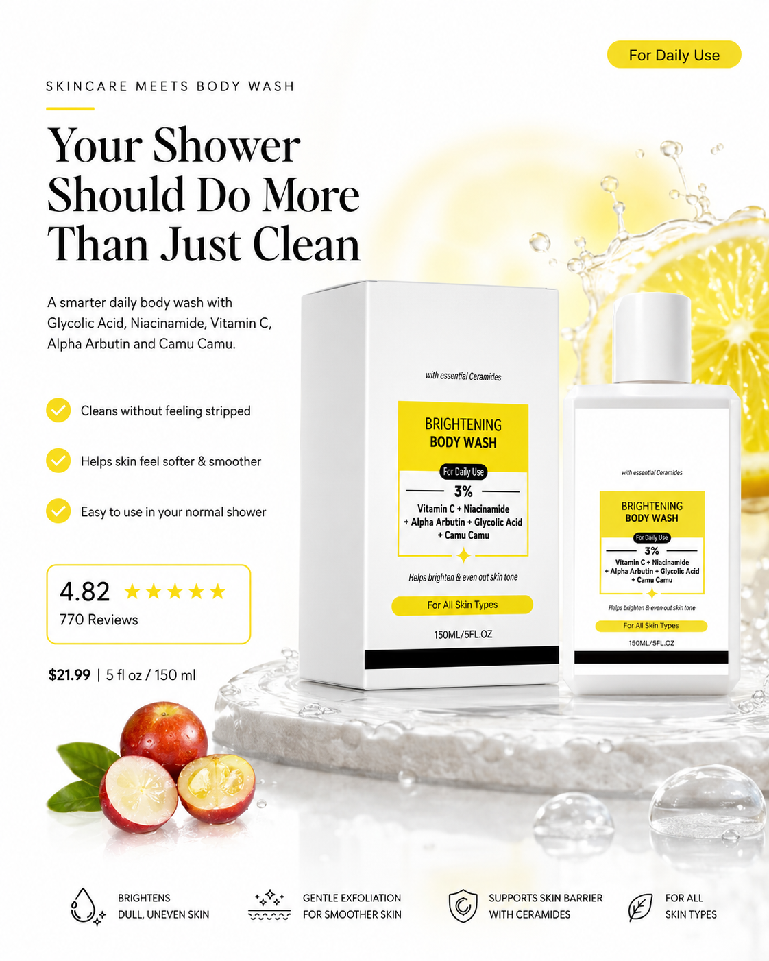 Brightening Body Wash