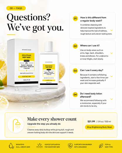 Brightening Body Wash