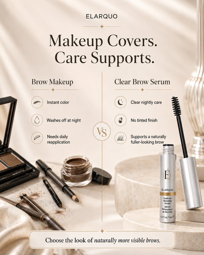 Your natural brows only more visible.