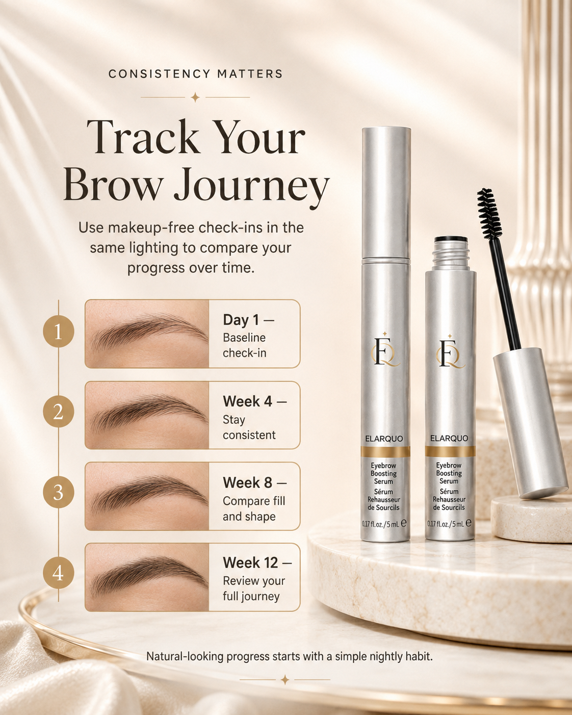 Your natural brows only more visible.