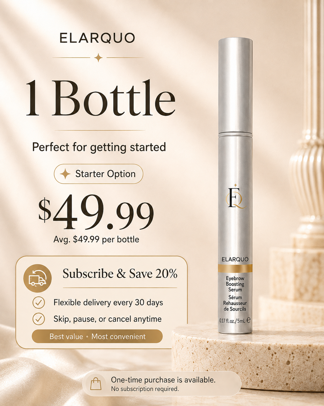 Your natural brows only more visible.